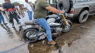 BMW R nineT Scrambler Sri Lanka | Liqui Moly Drag Wars 2024
