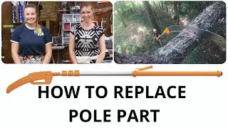 How to replace a pole on a Silky Pole Saw