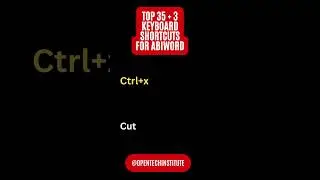 Top 35 keyboard shortcuts for AbiWord word processor #abiword #abiwordshortcuts