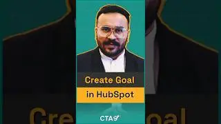 How to Create a Goal in HubSpot #crmsoftware #hubspot #hubspotuser
