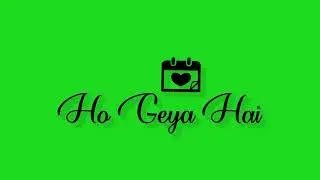 🥀 Green screen lyrics video || Love video || Sad video || Hindi Song Green screen lyrics video