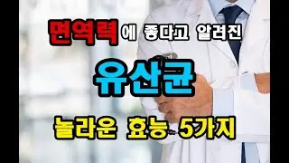 유산균 효능 5가지와 유산균 추천~!!