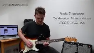Fender Stratocaster '62 American Vintage Reissue 2003 - AVRI USA