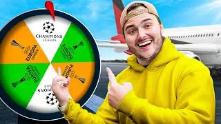 GLÜCKSRAD entscheidet, zu welchem FUSSBALLSPIEL ich FLIEGE