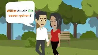 Deutsch lernen | Nicole und Pascal vereinbaren ein Date! 💘
