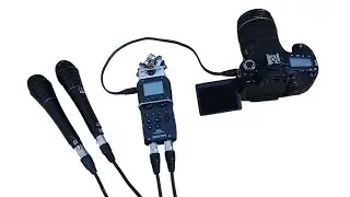 Connecting Pro Mics to DSLR | Zoom H5 Recorder
