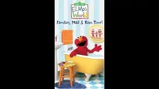 Elmo's World: Families, Mail & Bathtime (2004 VHS)