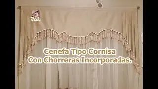 Corto Cornisa Con Chevrones Incorporados