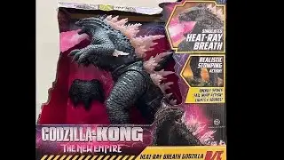 New look at Jada Toys Godzilla Heat Ray Breath R/C action figure Godzilla X Kong The New Empire