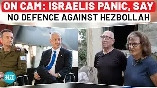 On Cam: Scared Israelis Reveal No Trust In Army Amid Hezbollah Attacks, Iran Threat; Resort To This…