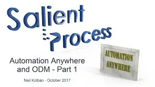 RPA: Automation Anywhere and ODM Part 1