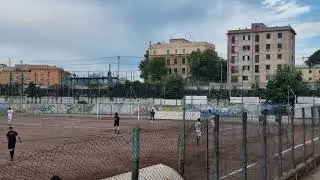 Atletico San Lorenzo - Flaminio Real - Primo tempo parziale.
