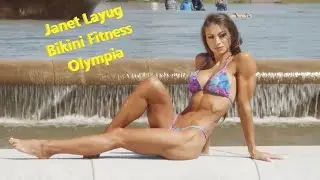 Janet Layug Under The Sun Light, Bikini Fitness Olympia.