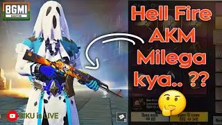 10.5K UC Mein HELL FIRE AKM..???? 💸 | Crate Opening | Battlegrounds Mobile India | BIKU is LIVE