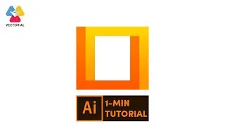 Illusion tutorial in Adobe Illustrator - 1 minute tutorial for beginner
