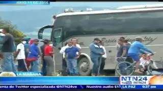 Camioneros cumplen 39 días de paro y exigen al Gobierno de Santos aumento de tarifas de carga