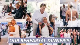 our rehearsal dinner vlog | ONE YEAR AGO TODAY!