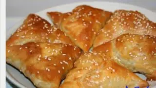Вкусная слоеная Самса хрустящий