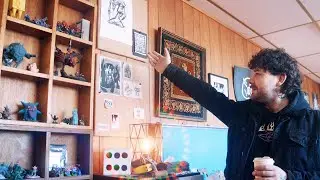 my studio as a full time miniature maker