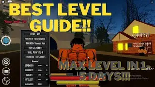 Project Baki 2 Best Level Guide!! Solo Level Max in 1-5 Days!!!!!!