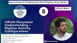 Specialized AI Professional Certification prep| EP8| Digitize Activity Configuration @LahiruFernando