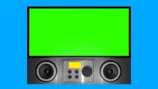 Телевизор хромакей футажи для видеомонтажа HD