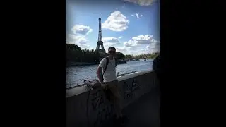 Первое знакомство с Эйфелева башней. Париж. Развод по франзузки