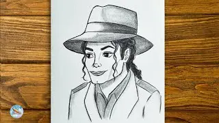 How to draw Michael Jackson step by step | Easy Michael Jackson drawing | Easy drawing ideas 