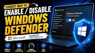 How to Disable Windows Defender | Turn OFF Windows Defender Security | Windows 10