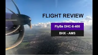 [BANKRUPT NOW ☹️😭] Flybe Birmingham - Amsterdam | Flight Review
