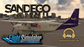 Skyward Bound: The Majestic Departure of FedEx’s Cessna Caravan from San Diego’s Horizon