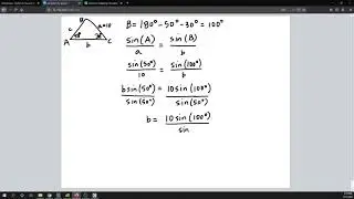 Law of Sines: AAS Examples
