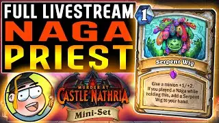 ⭐ Naga Priest! Murder at Castle Nathria - Hearthstone