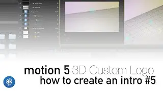 How to Create a 3D Custom Logo using your own Image in Motion 5