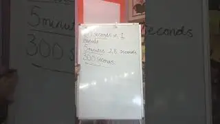 Year 4 - Converting minutes to seconds