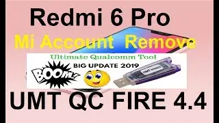 Redmi 6 Pro Mi Account By Umt 100% Remove With Authorize Login