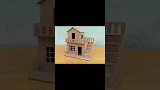 amazing craft 🤗🤗#how to make cardboard house🏠🏠