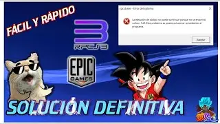 No se encontro vulkan-1.dll | RPCS3 | Epic Games | SOLUCIÓN DEFINITIVA