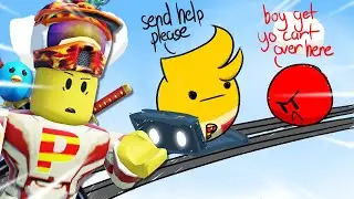 ROBLOX CART RIDE, BUT YOU'RE A BALL!?