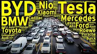 I Counted 1,000 Cars in China's Richest City