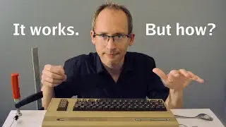 I turned my C64 into a Theremin (with a spoon, a clamp, and six more components).