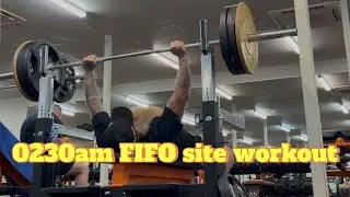 Chest day for me in a FIFO gym