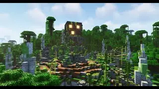 Minecraft Slime Temple Build Time-lapse
