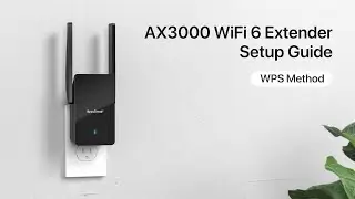 BrosTrend AX3000 WiFi 6 Extender Setup Guide, WPS Method