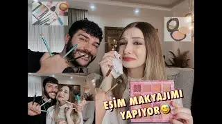 EŞİME CANIMIN İSTEDİĞİ GİBİ MAKYAJ YAPTIM 😅(Bol Sohbetli)