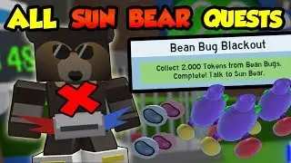 *ALL* SUN BEAR QUESTS COMPLETED!! - Roblox Bee Swarm Simulator