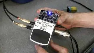 Behringer RSM guitar FX pedals review - DR400 Digital Reverb Delay