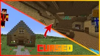 Minecraft CURSED HOUSE with Orangslice!!