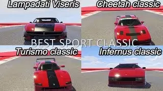 NEW FASTEST SPORT CLASSIC IN GTA ONLINE - VISERIS VS CHEETAH VS TURISMO VS INFERNUS CLASSIC RACE