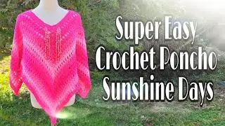 Easy Crochet Poncho Tutorial / Bag O Day Crochet